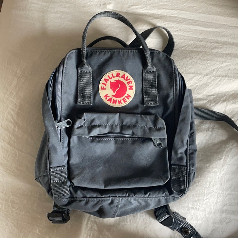 Kanken mini blue backpack